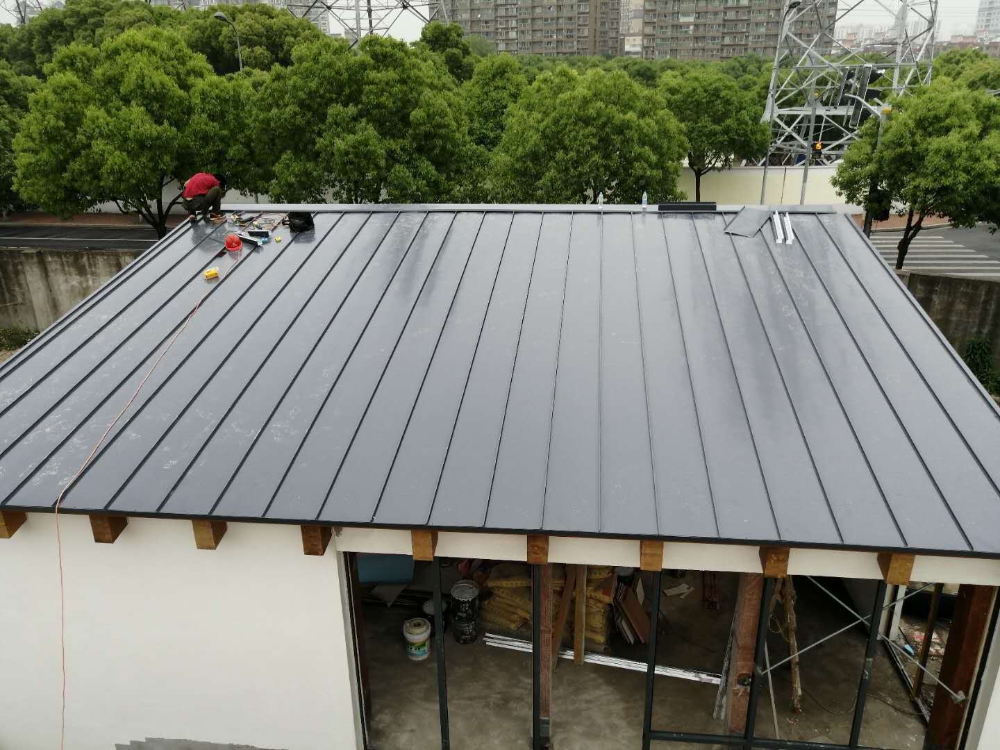 屋面板施工图解